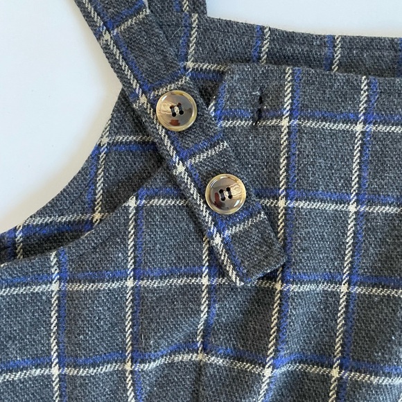 Vintage Cozy Plaid Overalls - Picture 3 of 5